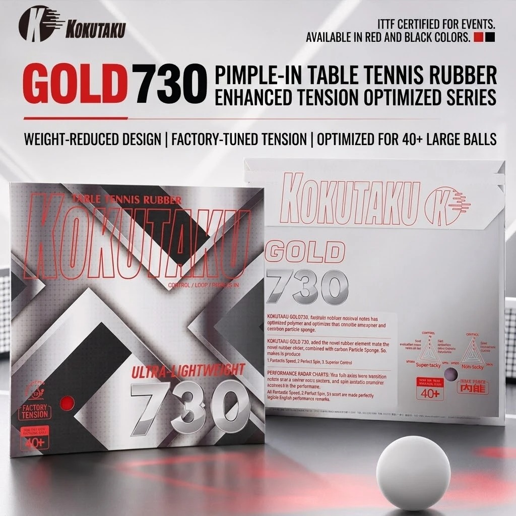 Table Tennis Grip - Karet Raket Tenis Meja Kokutaku Gold