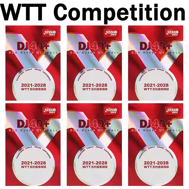 Table Tennis Athlete - Bola Ping Pong Profesional DHS DJ40+