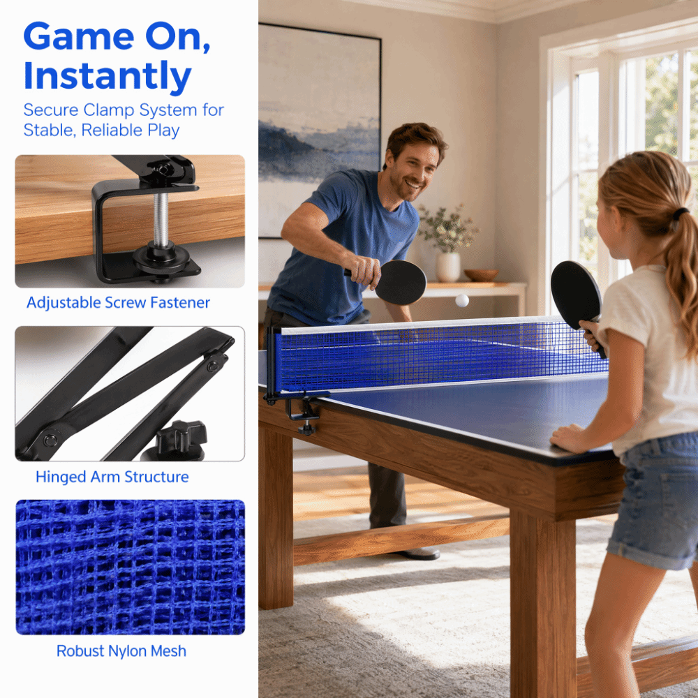 Jaring Tenis Meja Profesional  - Table Tennis Is Played With A ulasan dan harga