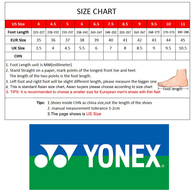 Sepatu Bulu Tangkis Profesiona - Table Tennis Yonex ulasan dan harga