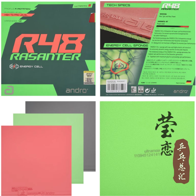Andro Rasanter R45 47 50 C45 4 - Table Tennis Grip ulasan dan harga