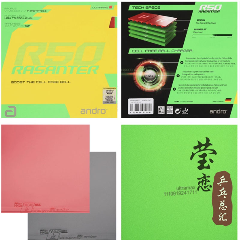 Andro Rasanter R45 47 50 C45 4 - Table Tennis Grip ulasan dan harga