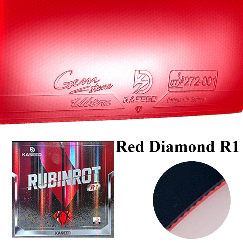 KASEED Red Diamond R1 Karet Te - Table Tennis Grip ulasan dan harga