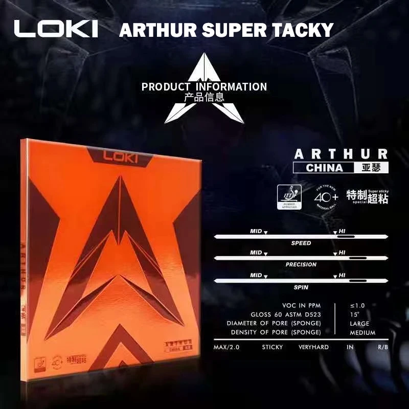 LOKI ARTHUR karet tenis meja E - Table Tennis Grip ulasan dan harga